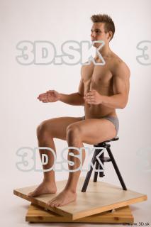 Sitting reference of unclothed  Timothy 0016